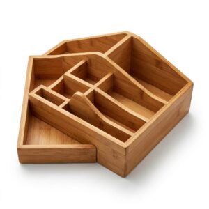 Bamboo Kitchen Organizer