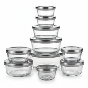 Glass Food Storage Container Set